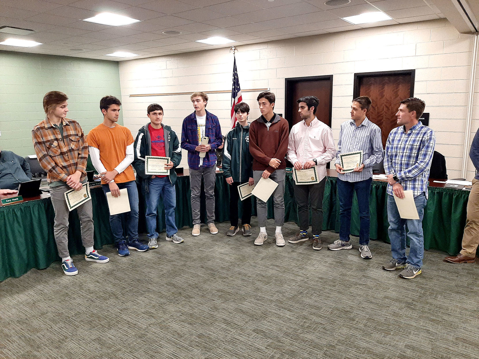 LASD honors PIAA Class 2A cross country champs